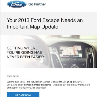 Ford Navi update